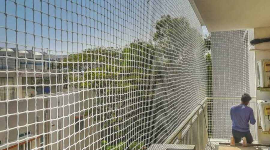 نصب تور مرغی برای حیاط خلوت ، پاسیو ، نورگیر